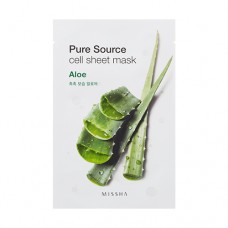 MISSHA Pure Source Cell Sheet Mask (Aloe) - plátýnková maska s výtažkem aloe vera (E1883)